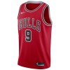 Dres Chicago Bulls Nikola Vucevic 9 Nike 2022-23 Icon Edition Crvena Swingman